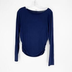 Wild Fable Long Sleeve Wide Neck Top Size Large